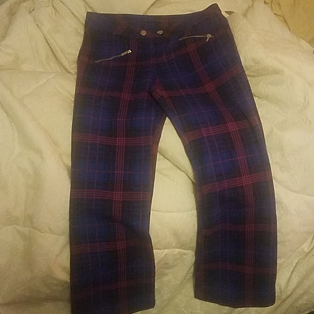 Ladies stretch ponte pants